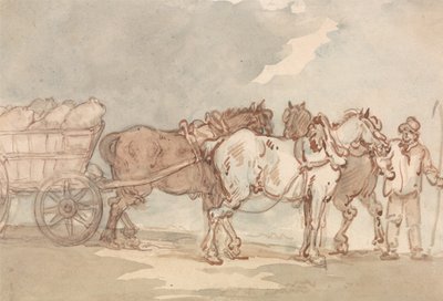 Ein Fuhrmann von Thomas Rowlandson